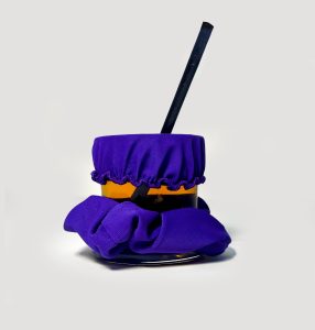 sippa purple scrunchie